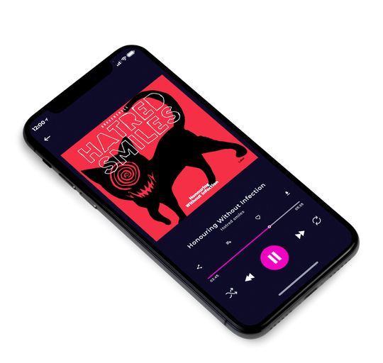 3D view of Premade Pop Album Cover - Cinnabar #4754 | AlbumArtZone*