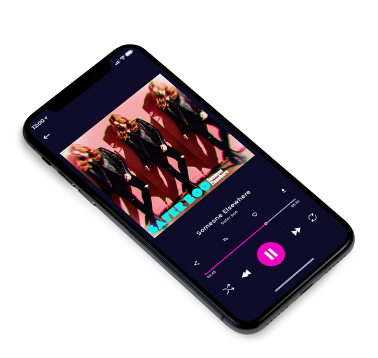 3D view of Premade Pop Album Cover - Tonys Pink #4898 | AlbumArtZone*