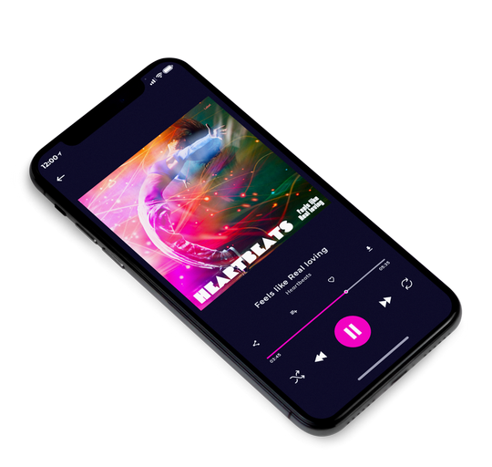 3D view of Premade Hip-hop, Rap & Trap Album Cover - Chestnut Rose #4907 | AlbumArtZone*