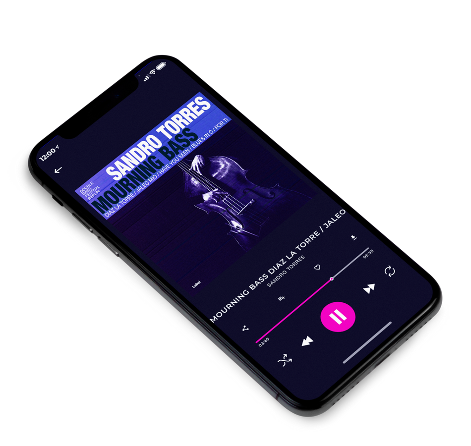 3D view of Premade Traditional Jazz & Blues Album Cover - Violet #5062 | AlbumArtZone*