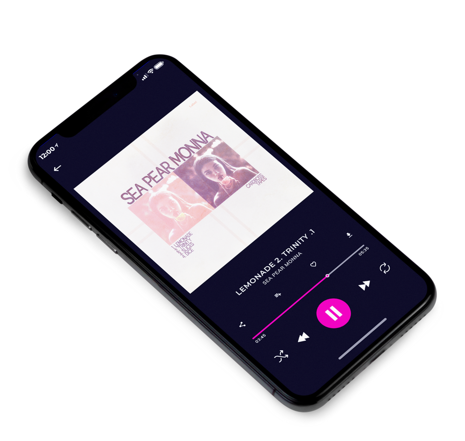 3D view of Premade Pop Album Cover - Dawn Pink #5116 | AlbumArtZone*