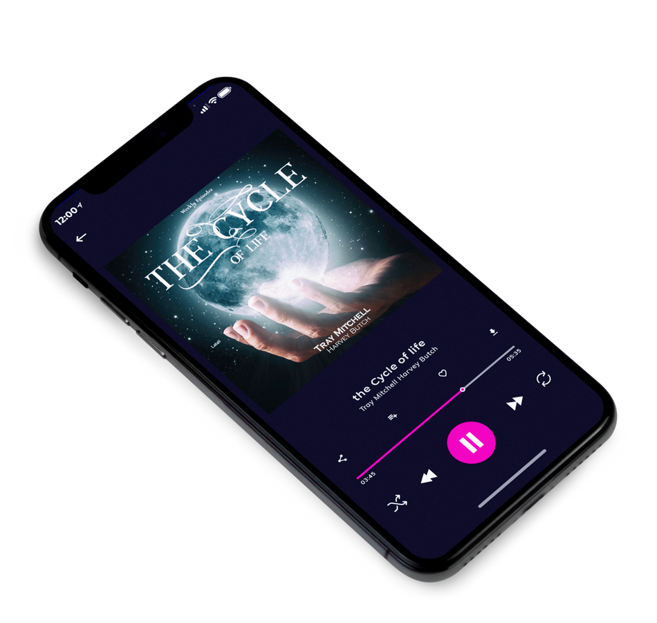 3D view of Premade Podcast Album Cover - Outer Space #5145 | AlbumArtZone*