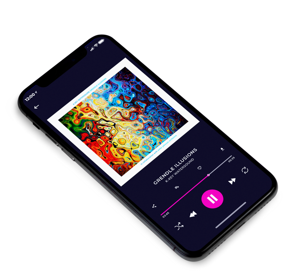 3D view of Premade Traditional Jazz & Blues Album Cover - Thunder #5325 | AlbumArtZone*