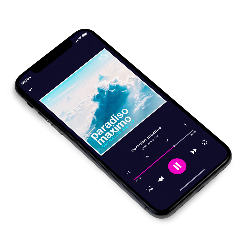 3D view of Premade Podcast Album Cover - Celeste #5366 | AlbumArtZone*
