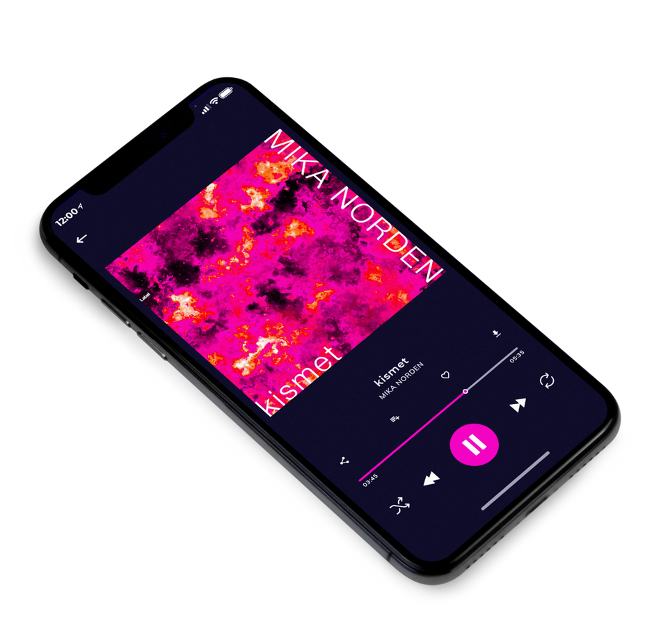 3D view of Premade Electronica & Ambient Album Cover - Razzmatazz #5411 | AlbumArtZone*