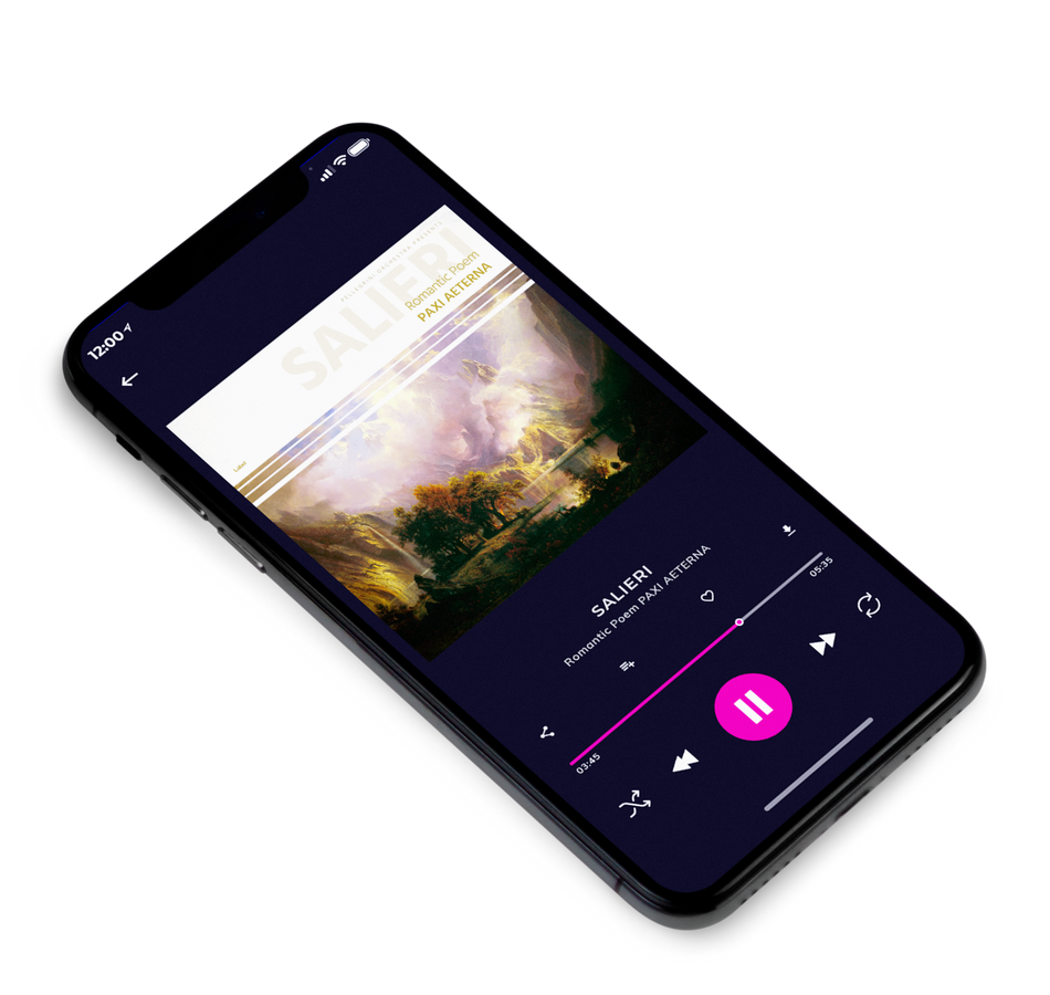 3D view of Premade Classical & Romantic Music Album Cover - Vanilla #5433 | AlbumArtZone*