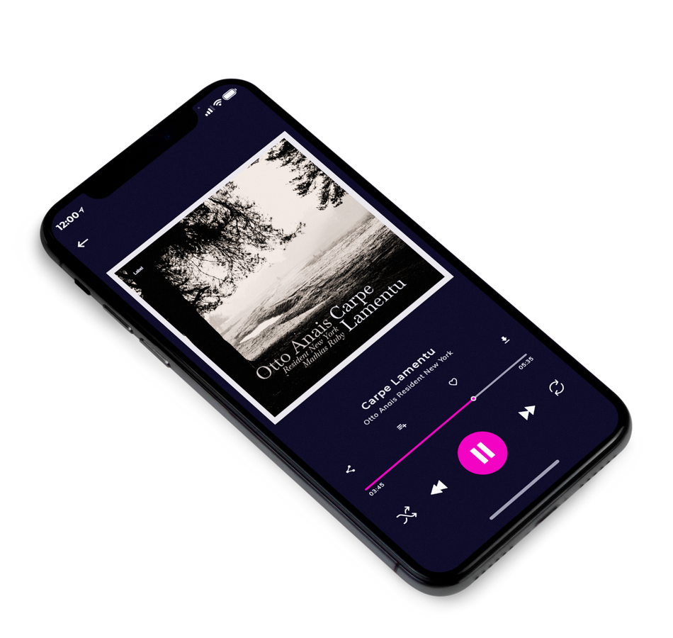 3D view of Premade Electronica & Ambient Album Cover - Bone #5544 | AlbumArtZone*