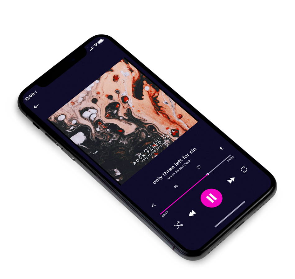 3D view of Premade Rock,Punk & Alternative Album Cover - Oriental Pink #6014 | AlbumArtZone*