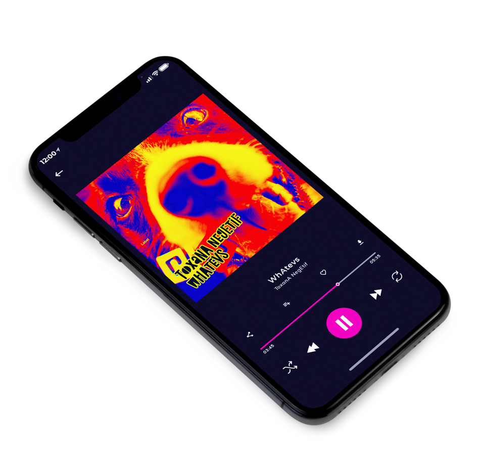 3D view of Premade Pop Album Cover - Alizarin Crimson #6099 | AlbumArtZone*