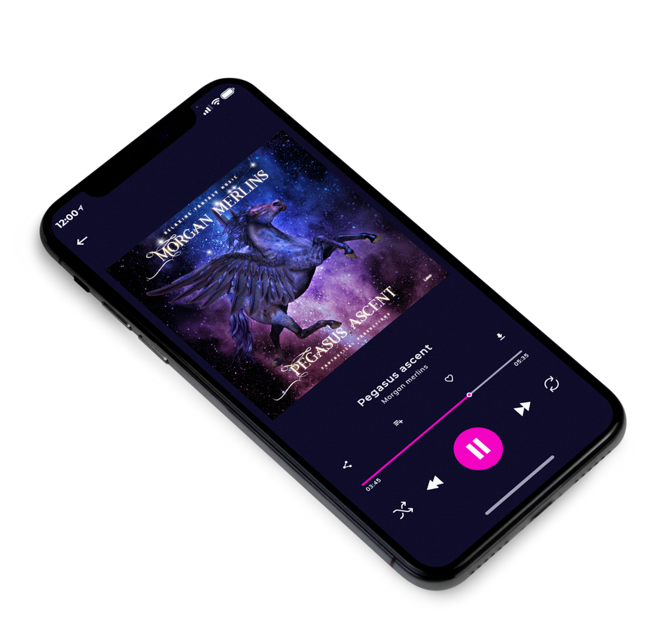 3D view of Premade Heavy Metal & Gothic Metal Album Cover - Mirage #6364 | AlbumArtZone*