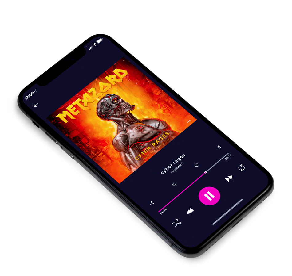 3D view of Premade Heavy Metal & Gothic Metal Album Cover - Hot Cinnamon #6403 | AlbumArtZone*