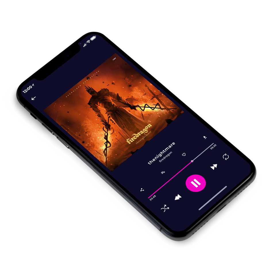 3D view of Premade Heavy Metal & Gothic Metal Album Cover - Van Cleef #6407 | AlbumArtZone*