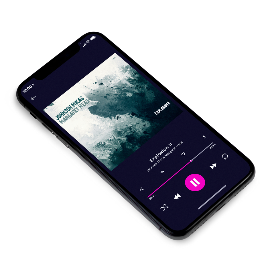 3D view of Premade Funk & Fusion Album Cover - Satin Linen #6519 | AlbumArtZone*