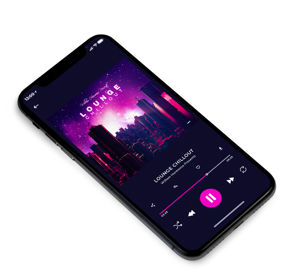 3D view of Premade EDM, House & Dub Album Cover - Violet #6555 | AlbumArtZone*