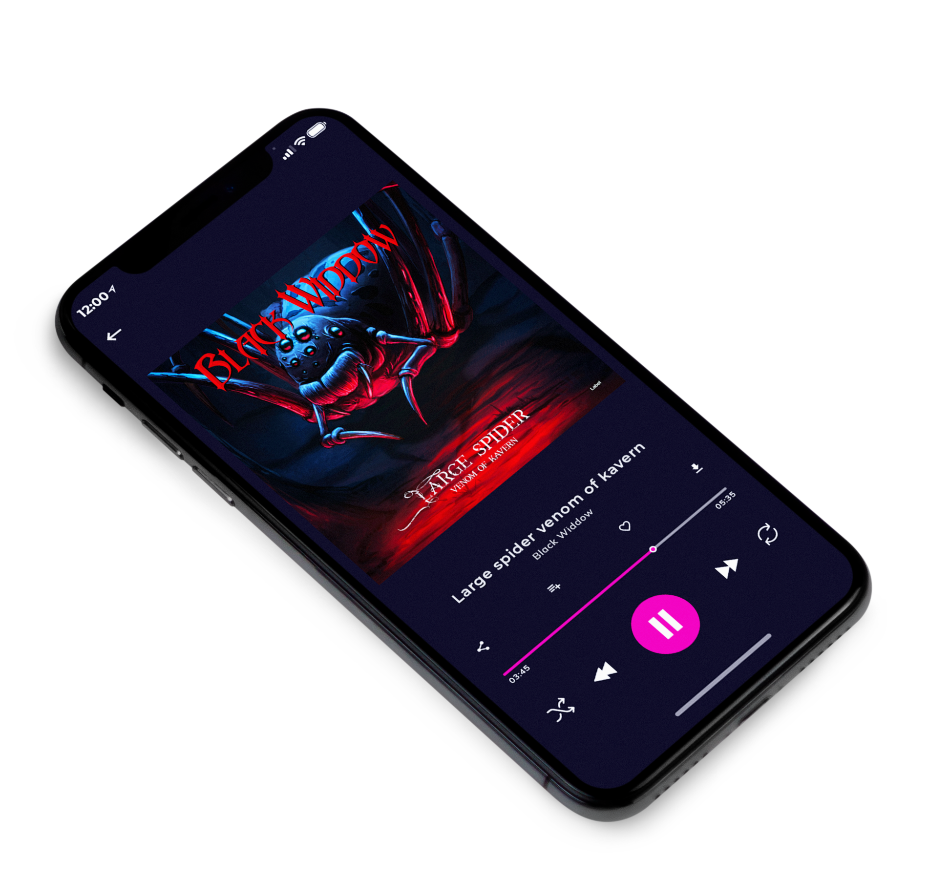 3D view of Premade Heavy Metal & Gothic Metal Album Cover - Cinder #6932 | AlbumArtZone*