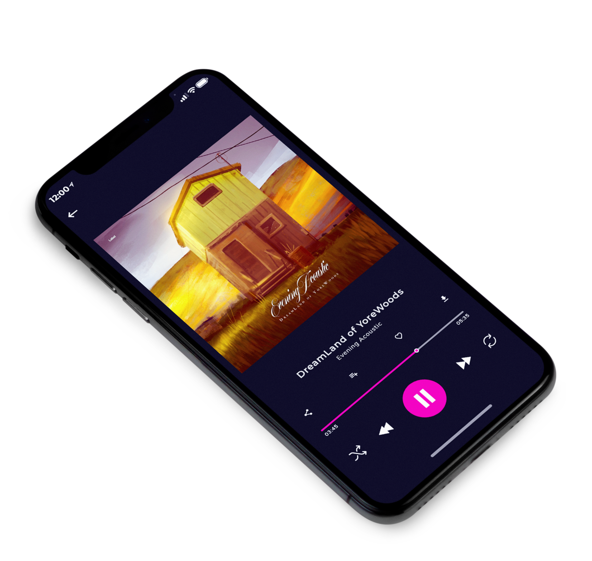 3D view of Premade Dance & House Album Cover - Old Copper #6970 | AlbumArtZone*