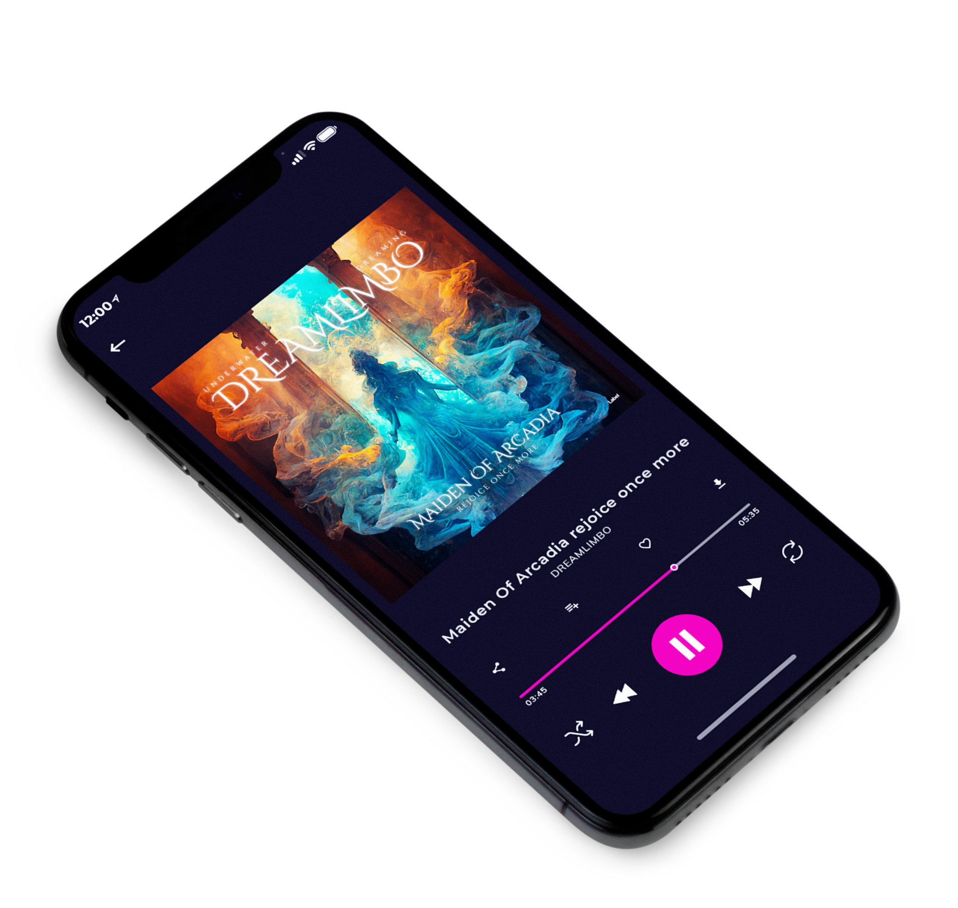 3D view of Premade Heavy Metal & Gothic Metal Album Cover - Pickled Bluewood #6986 | AlbumArtZone*