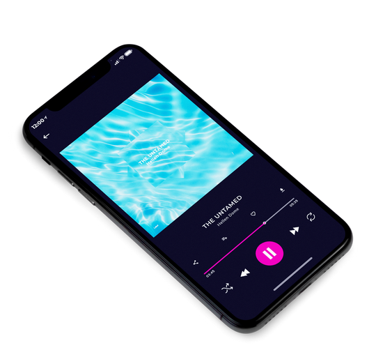 3D view of Premade Dance & House Album Cover - Aquamarine Blue #7092 | AlbumArtZone*