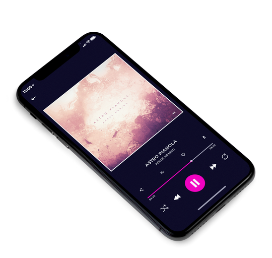 3D view of Premade Electronica & Ambient Album Cover - Desert Sand #7101 | AlbumArtZone*