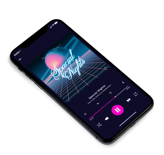 3D view of Premade Electronica & Ambient Album Cover - Can Can #7226 | AlbumArtZone*