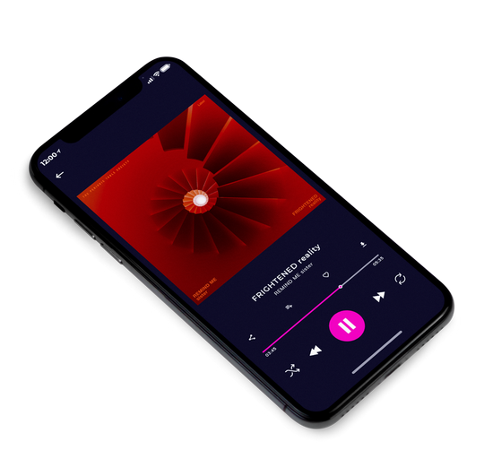 3D view of Premade Pop Album Cover - Red Oxide #7403 | AlbumArtZone*