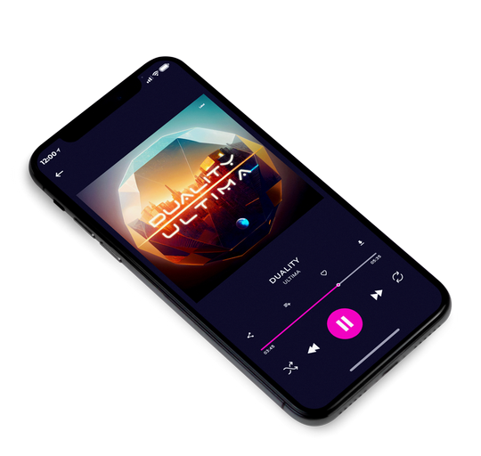 3D view of Premade EDM, House & Dub Album Cover - Cocoa Brown #7457 | AlbumArtZone*