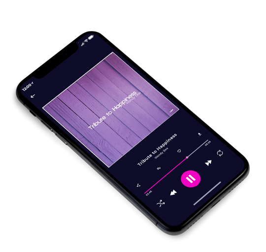 3D view of Premade Electronica & Ambient Album Cover - Trendy Pink #7576 | AlbumArtZone*