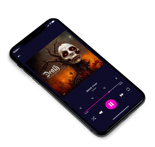 3D view of Premade Heavy Metal & Gothic Metal Album Cover - Tamarind #7667 | AlbumArtZone*