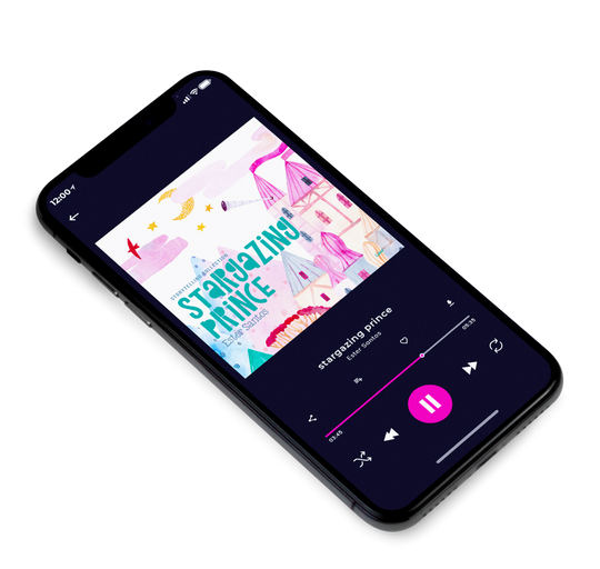3D view of Premade Podcast Album Cover - Melanie #7695 | AlbumArtZone*