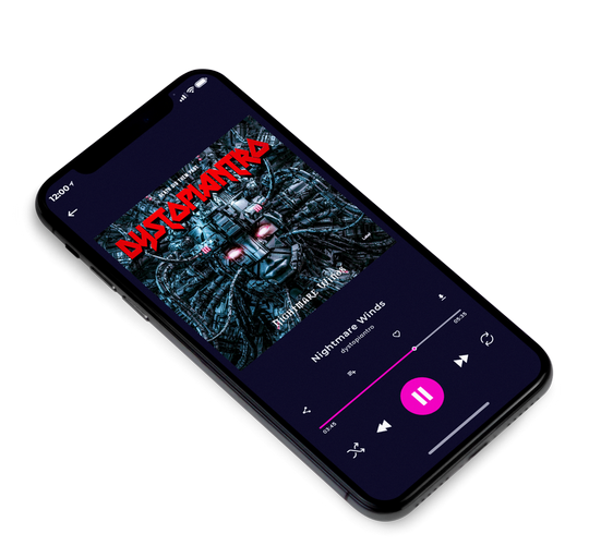 3D view of Premade Heavy Metal & Gothic Metal Album Cover - Bunker #7798 | AlbumArtZone*