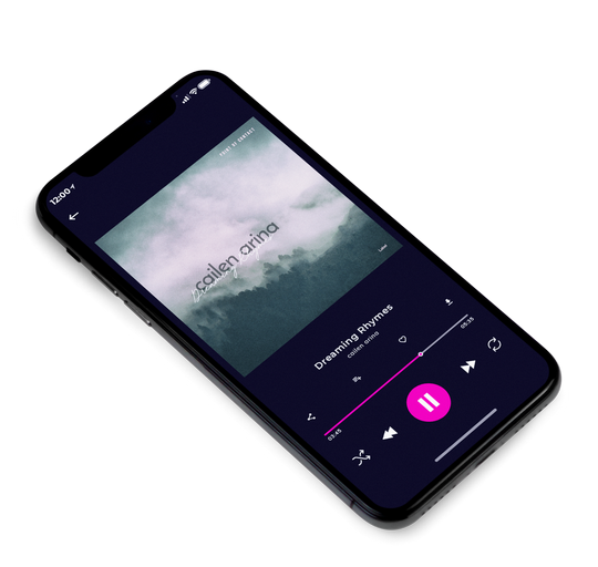 3D view of Premade Pop Album Cover - Pink Swan #7810 | AlbumArtZone*
