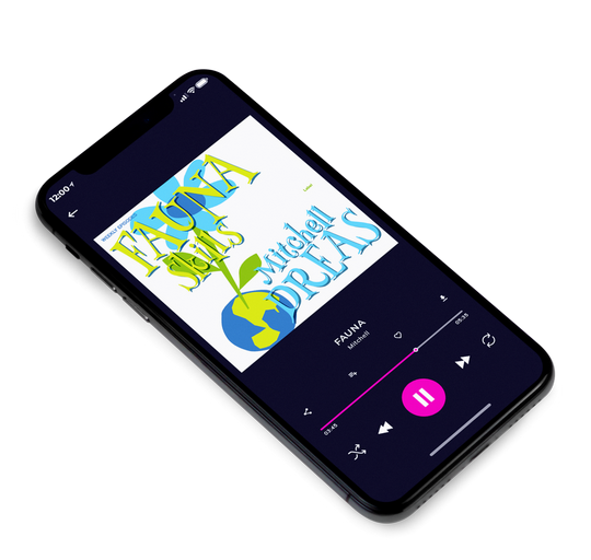 3D view of Premade Podcast Album Cover - Danube #7856 | AlbumArtZone*