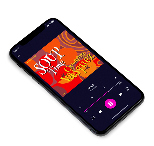 3D view of Premade Podcast Album Cover - Punch #7857 | AlbumArtZone*