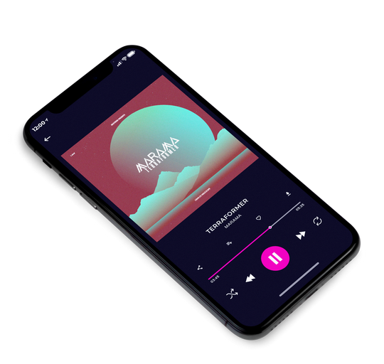 3D view of Premade Electronica & Ambient Album Cover - Ferra #7871 | AlbumArtZone*
