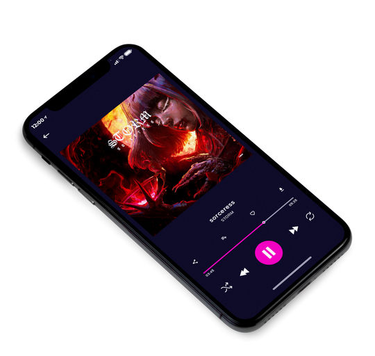 3D view of Premade Heavy Metal & Gothic Metal Album Cover - Coffee Bean #7884 | AlbumArtZone*