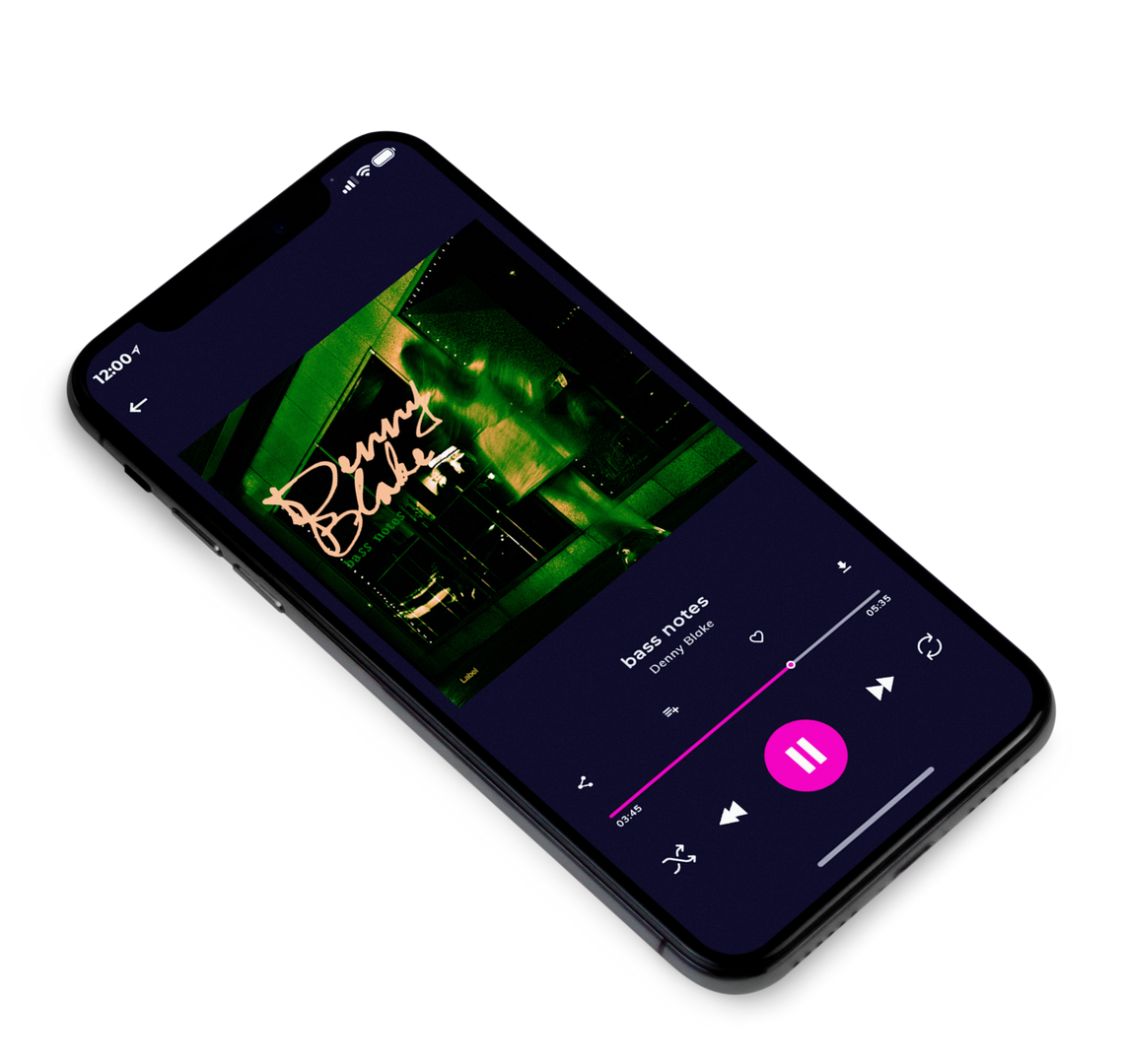 3D view of Premade Pop Album Cover - Black Forest #8009 | AlbumArtZone*