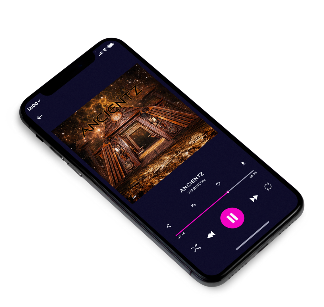3D view of Premade Heavy Metal & Gothic Metal Album Cover - Coffee Bean #8034 | AlbumArtZone*
