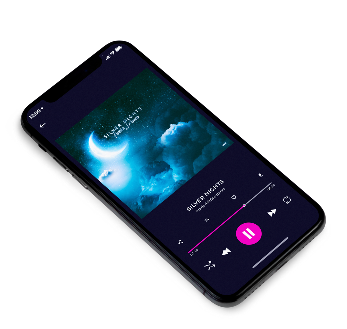 3D view of Premade Electronica & Ambient Album Cover - Tiber #8039 | AlbumArtZone*