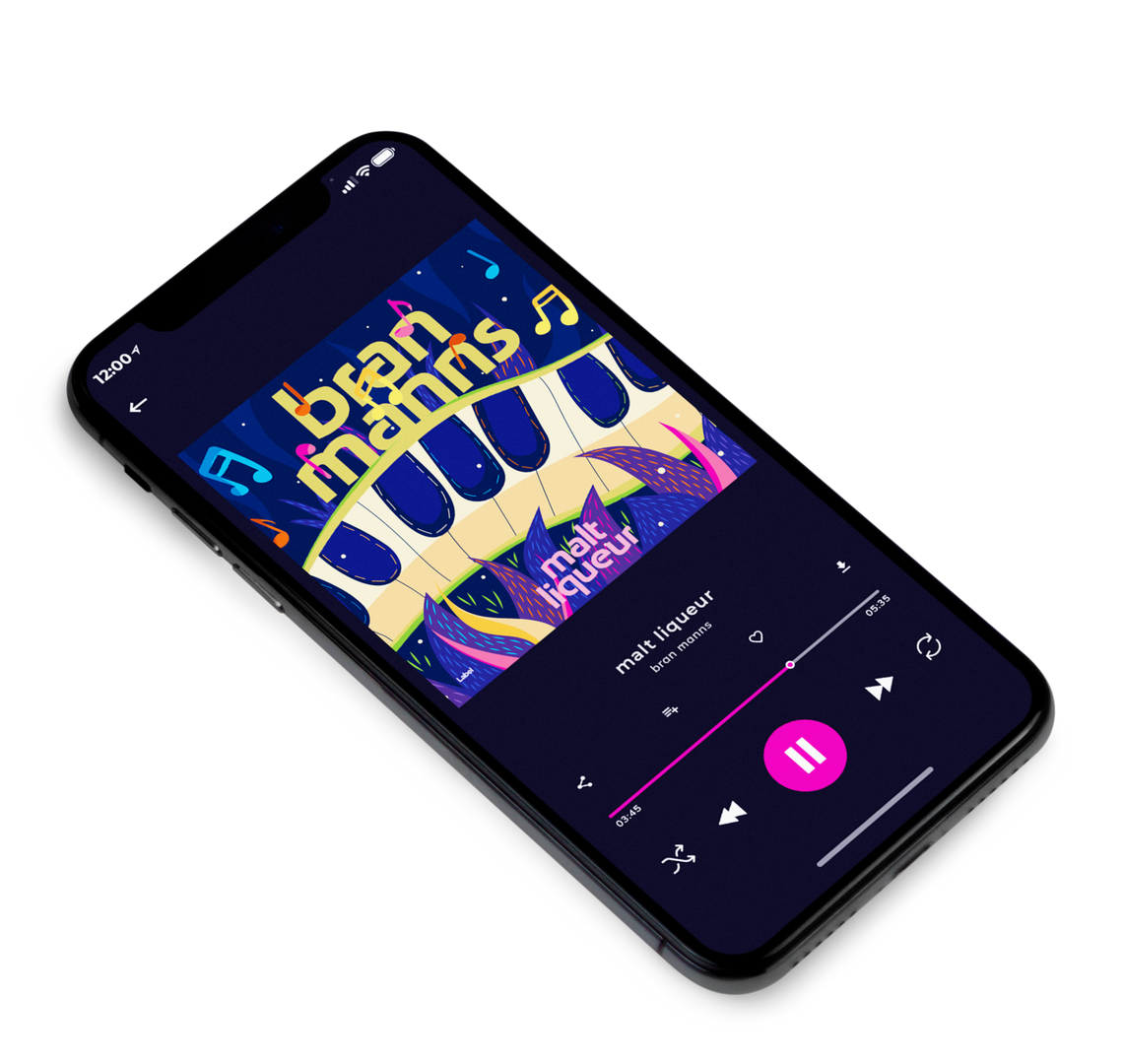 3D view of Premade Funk & Fusion Album Cover - Lucky Point #8154 | AlbumArtZone*