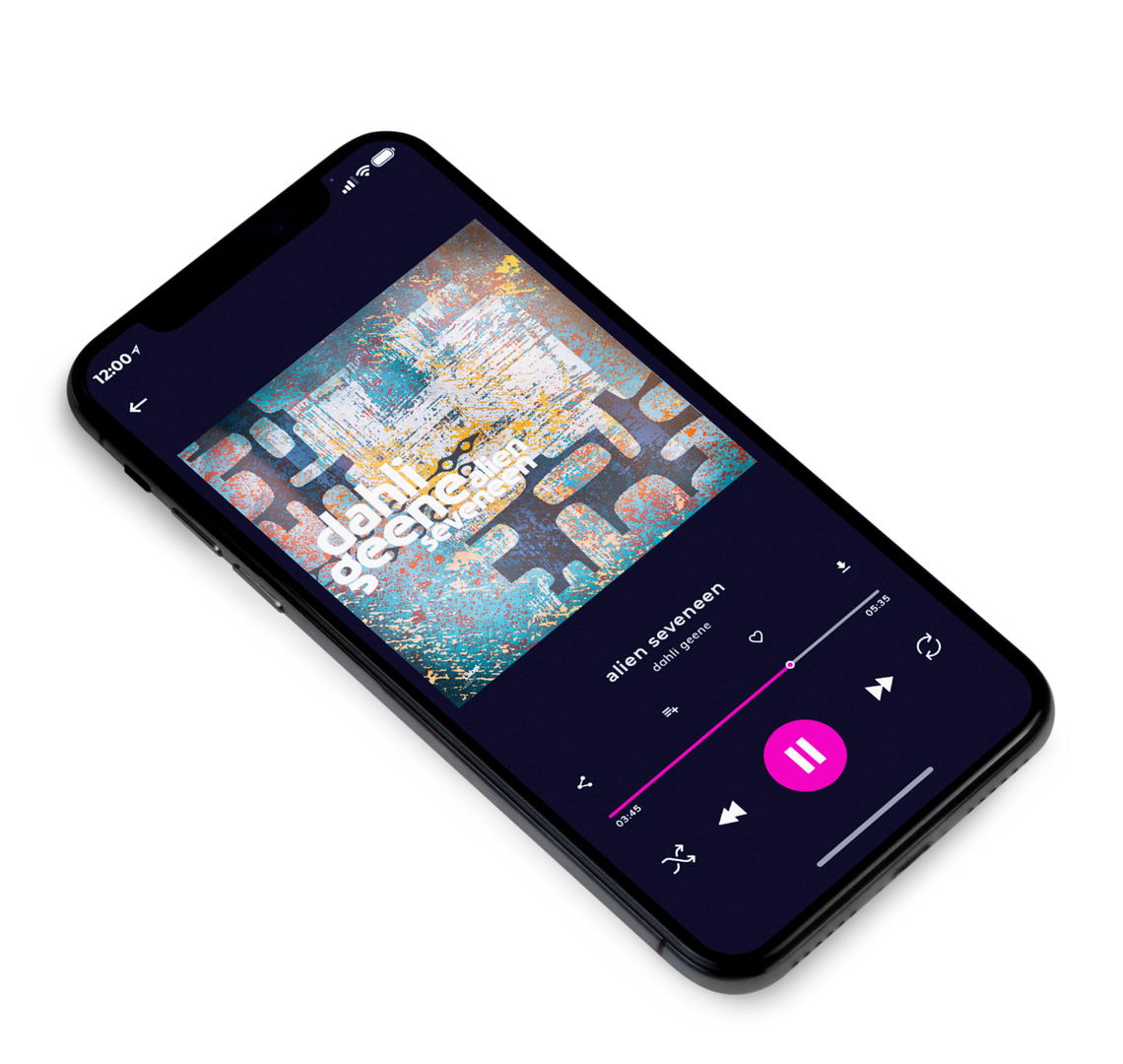 3D view of Premade Electronica & Ambient Album Cover - Oslo Gray #8161 | AlbumArtZone*