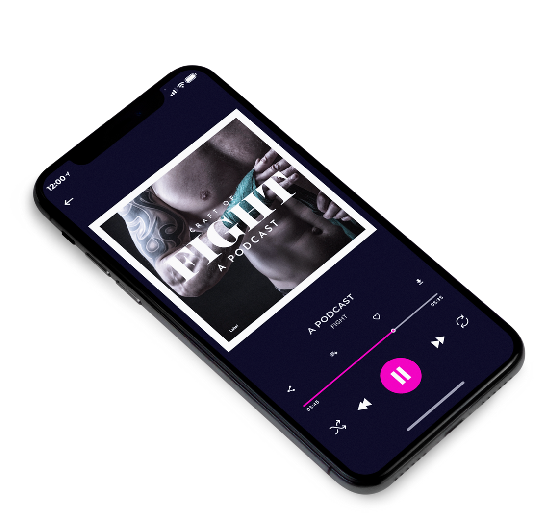 3D view of Premade Podcast Album Cover - Thunder #8233 | AlbumArtZone*