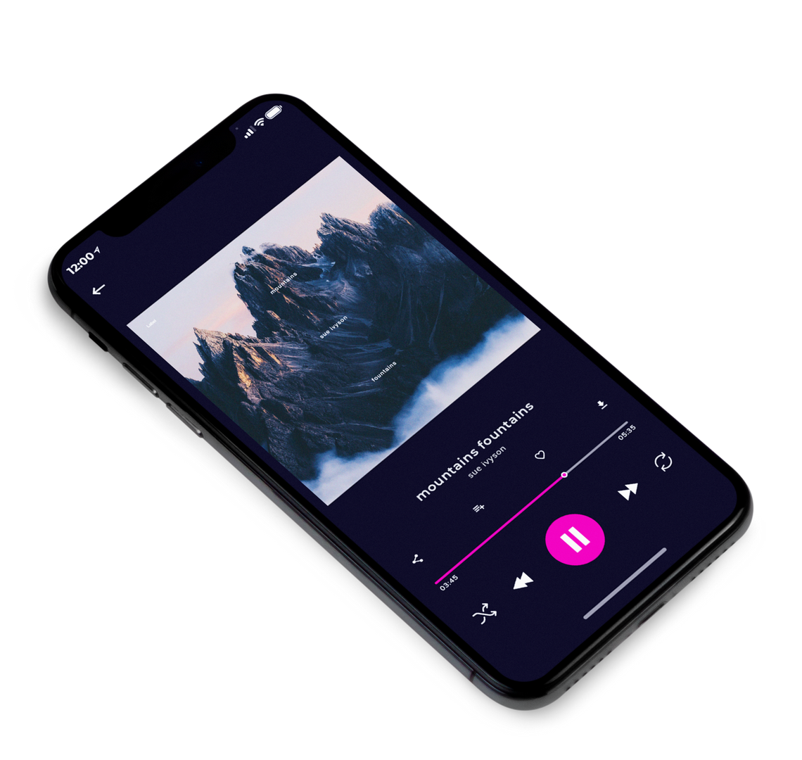 3D view of Premade Rock,Punk & Alternative Album Cover - Pink Swan #8364 | AlbumArtZone*