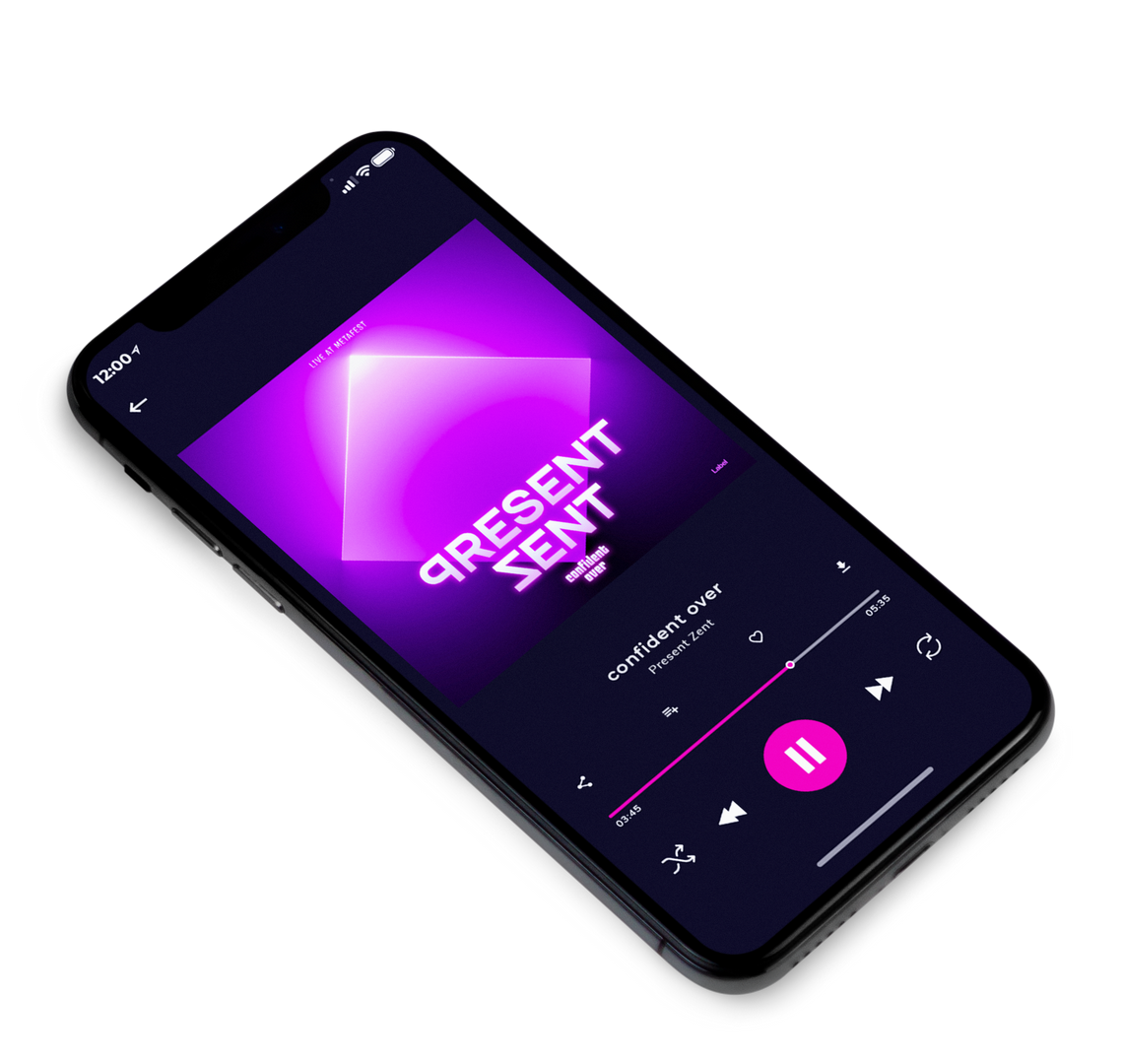 3D view of Premade Dance & House Album Cover - Electric Violet #8515 | AlbumArtZone*