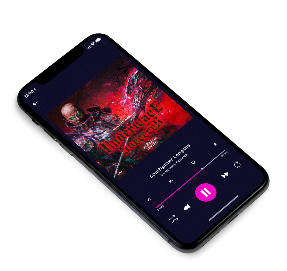 3D view of Premade Heavy Metal & Gothic Metal Album Cover - Gondola #8590 | AlbumArtZone*