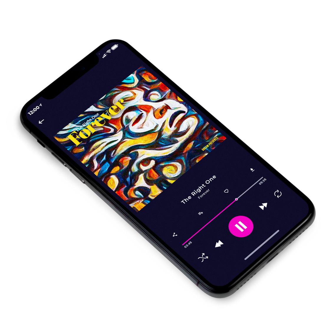 3D view of Premade Pop Album Cover - Calico #8815 | AlbumArtZone*