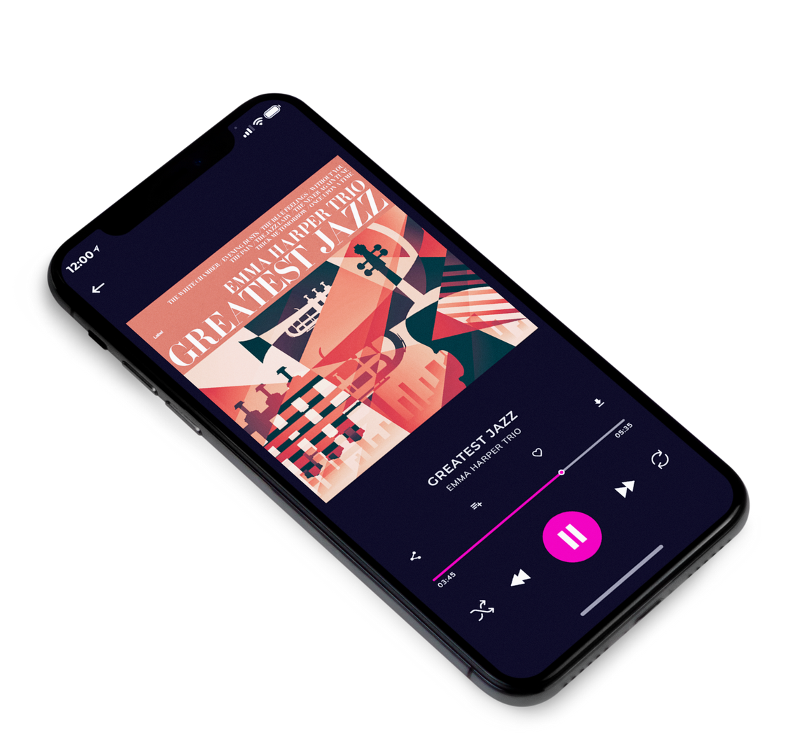 3D view of Premade Traditional Jazz & Blues Album Cover - Japonica #8844 | AlbumArtZone*