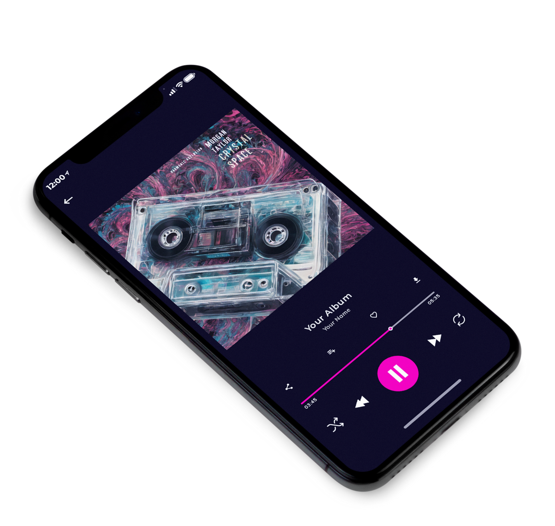 3D view of Premade EDM, House & Dub Album Cover - Mako #10068 | AlbumArtZone*