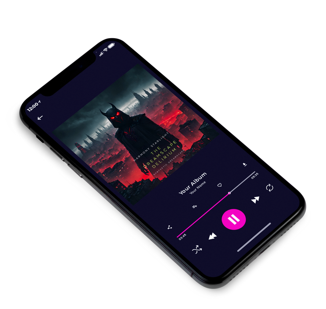 3D view of Premade Rock,Punk & Alternative Album Cover - Baltic Sea #10112 | AlbumArtZone*