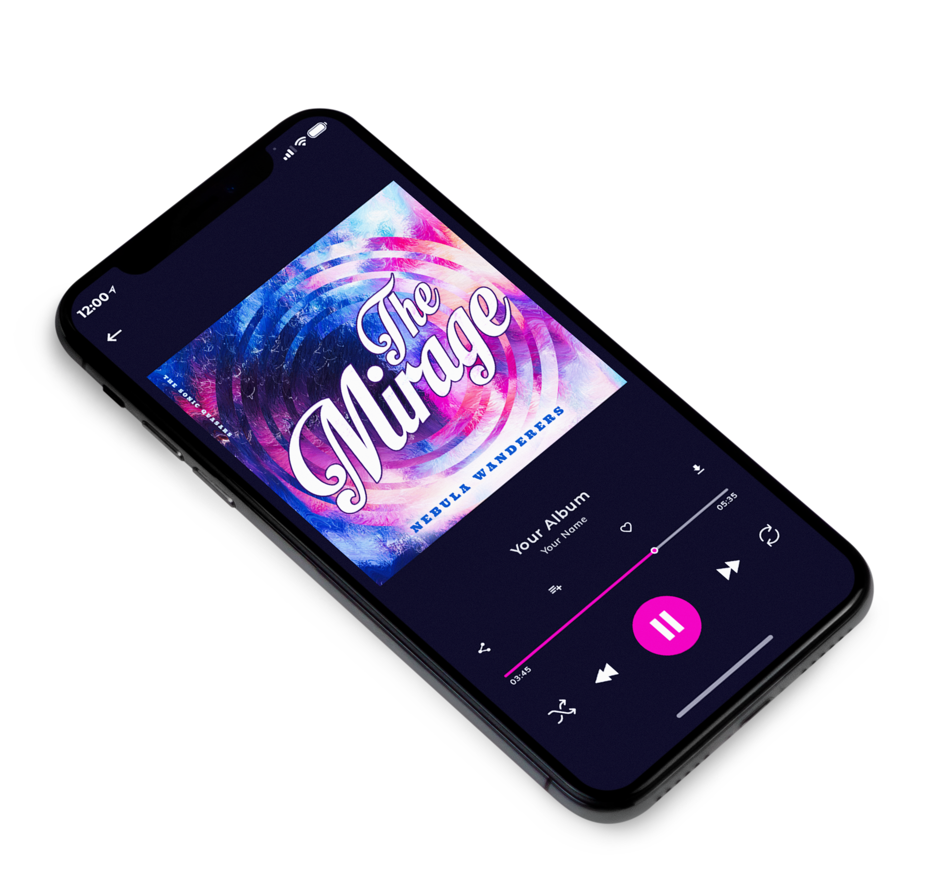 3D view of Premade Podcast Album Cover - Thistle #10219 | AlbumArtZone*