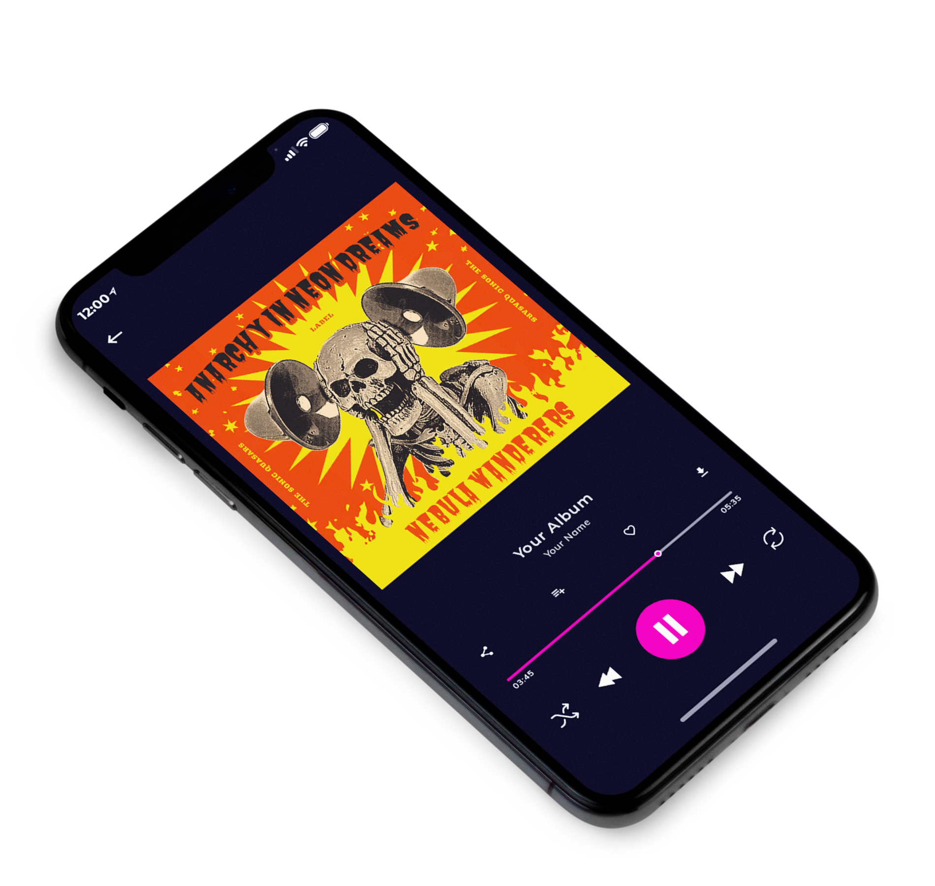 3D view of Premade Rock,Punk & Alternative Album Cover - Dune #10238 | AlbumArtZone*